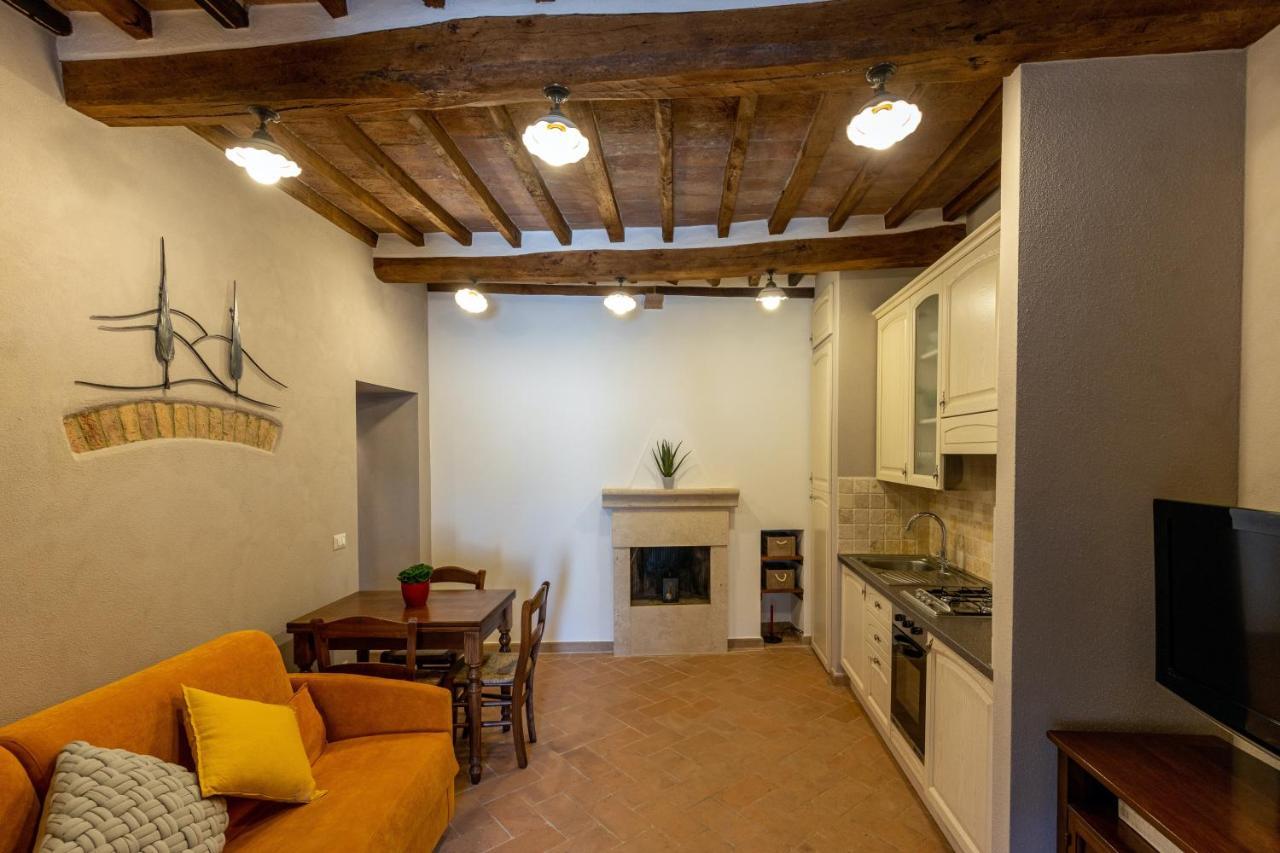Apartamento Antica Loggia San Quirico dʼOrcia Exterior foto