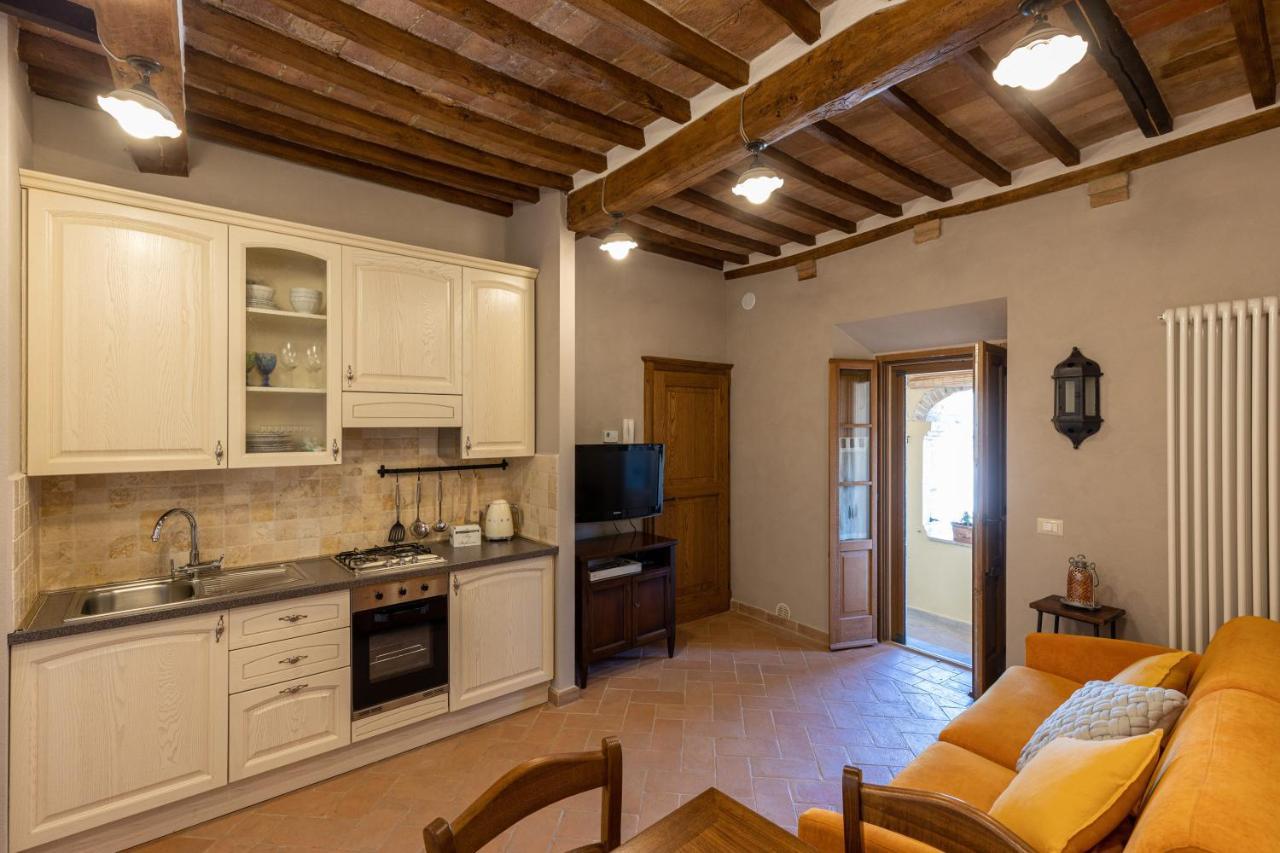Apartamento Antica Loggia San Quirico dʼOrcia Exterior foto