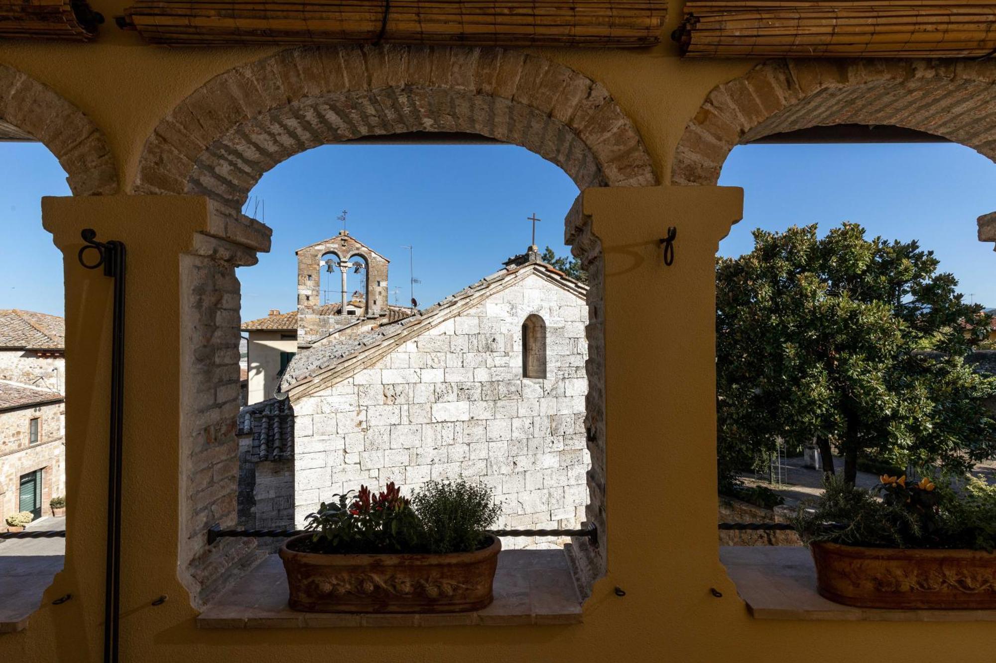 Apartamento Antica Loggia San Quirico dʼOrcia Exterior foto